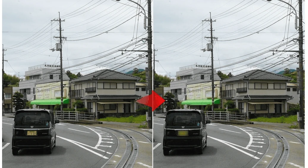 License plate detection example